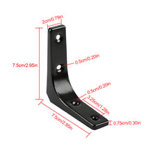 Load image into Gallery viewer, 1Pc Shelf Support Thickened Wall Mounted Shelf Bracket Multifunctional Triangular L-shaped Space Saving Fixed Bracket Furniture