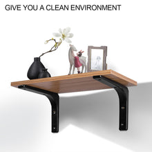 Load image into Gallery viewer, 1Pc Shelf Support Thickened Wall Mounted Shelf Bracket Multifunctional Triangular L-shaped Space Saving Fixed Bracket Furniture