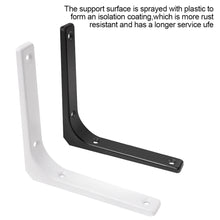 Load image into Gallery viewer, 1Pc Shelf Support Thickened Wall Mounted Shelf Bracket Multifunctional Triangular L-shaped Space Saving Fixed Bracket Furniture