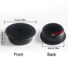 Load image into Gallery viewer, 1Pc Circlip Wire Grommet Gasket Electric Box Inlet Outlet Seal Ring Dust Plug Cover Cable Holder Protector