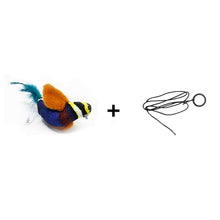 Load image into Gallery viewer, 1Pc Simulation Bird Cat Toy Funny Self-hey Feather Bird Interactive Toys Pet Supplies For Relieves Stress Cat Supplies