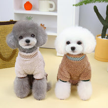 Load image into Gallery viewer, Pet Clothing Dog Clothes Double D-Ring Four Legs Fluffy Jacket for Dogs Autumn and Winter Small and Medium-Sized Dogs