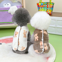 Load image into Gallery viewer, Winter Warm Dog Vest Soft Fleece with Bear Doll Pet Clothes for Small Medium Dogs Coats Chihuahua Jacket French Bulldog Costumes
