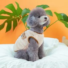 Load image into Gallery viewer, Winter Warm Dog Vest Soft Fleece with Bear Doll Pet Clothes for Small Medium Dogs Coats Chihuahua Jacket French Bulldog Costumes