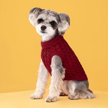 Load image into Gallery viewer, Puppy Dog Sweaters for Small Medium Dogs Cats Clothes Winter Warm Pet Turtleneck Chihuahua Vest Soft Yorkie Coat Teddy Jacket