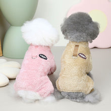 Load image into Gallery viewer, Winter Dog Cat Striped JumpSuit Hoodie Solid Design Pet Puppy Pajamas Cat Puppy Nightshirt T-Shirt Pet Supplies