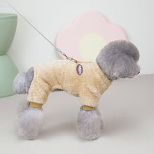 Load image into Gallery viewer, Winter Dog Cat Striped JumpSuit Hoodie Solid Design Pet Puppy Pajamas Cat Puppy Nightshirt T-Shirt Pet Supplies