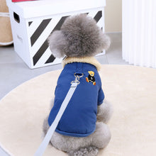Load image into Gallery viewer, Pet Dog Lapel Coat Dog Cat Clothes Dog Autumn Winter Clothes Teddy Beagle Clothing Sweater Fleece Sweater Dog Clothes Pet Coat