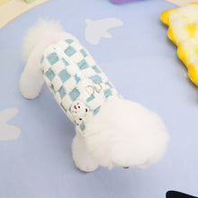 Load image into Gallery viewer, Fashion Plaid Pet Puppy Clothes Coat Jack Dog Clothes Bear Vest Dogs Clothing Pet Outfits Cute Winter Yorkies Costume