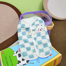 Load image into Gallery viewer, Fashion Plaid Pet Puppy Clothes Coat Jack Dog Clothes Bear Vest Dogs Clothing Pet Outfits Cute Winter Yorkies Costume