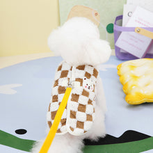 Load image into Gallery viewer, Fashion Plaid Pet Puppy Clothes Coat Jack Dog Clothes Bear Vest Dogs Clothing Pet Outfits Cute Winter Yorkies Costume