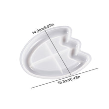 Load image into Gallery viewer, DIY Cloud Love Candle Storage Tray Silicone Mold Irregular Plate Coaster Gypsum Cement Mold Tray Pendant Crystal Drop Glue Mold