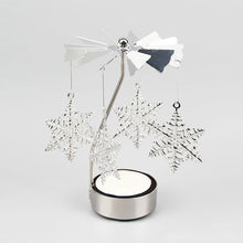 Load image into Gallery viewer, Metal Rotating Spinner Carousel Candle Tea Light Holder Table Rotating Transfer Windmill Decoration Home Elegance Candle Holder