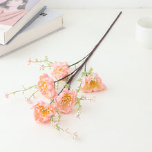 Load image into Gallery viewer, 60CM Artificial Azalea Pink Butterfly Foam False Flower Home Decoration Living Room Decoration