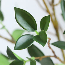 Load image into Gallery viewer, Simulated banyan branches with leaves Home plant decoration Seven star leaf seedling plant Bonsai elm flowers