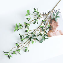 Load image into Gallery viewer, Simulated banyan branches with leaves Home plant decoration Seven star leaf seedling plant Bonsai elm flowers