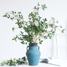 Load image into Gallery viewer, Simulated banyan branches with leaves Home plant decoration Seven star leaf seedling plant Bonsai elm flowers