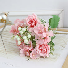 Load image into Gallery viewer, Artificial Flowers Berries Simulation Rose Real Touch Fruits Floral Wedding Home Decoration Fake Plants