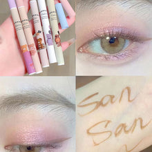 Load image into Gallery viewer, Ultra-fine Waterproof Non-smudged Bear Eyeliner Color Liquid Eyeliner Pen Long Lasting Oil Proof Silkworm Eyeliner
