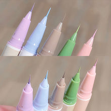 Load image into Gallery viewer, Ultra-fine Waterproof Non-smudged Bear Eyeliner Color Liquid Eyeliner Pen Long Lasting Oil Proof Silkworm Eyeliner