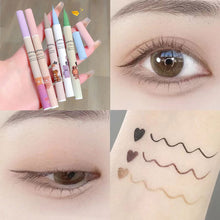 Load image into Gallery viewer, Ultra-fine Waterproof Non-smudged Bear Eyeliner Color Liquid Eyeliner Pen Long Lasting Oil Proof Silkworm Eyeliner
