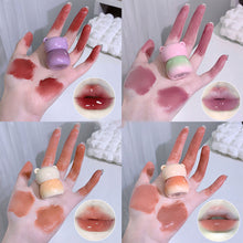 Load image into Gallery viewer, Water-gloss Glass Lip Glaze Cute Cartoon Red Lip Gloss Liquid Lipstick Lasting Elegant Lip Non-stick Cup Lip Tint Clay Makeup