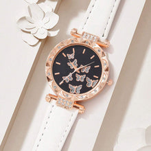 Load image into Gallery viewer, Butterfly Belt Watch Fashionable Personality Simple Watch Ladies Watch Quartz Watch Retro Casual Ladies Wristwatch