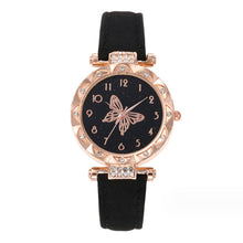 Load image into Gallery viewer, Stylish Simple Butterfly Ladies Quartz Watch Women's Multicolored Belt Quartz Watch Retro Casual Ladies Wristwatch