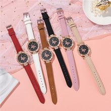 Load image into Gallery viewer, Stylish Simple Butterfly Ladies Quartz Watch Women's Multicolored Belt Quartz Watch Retro Casual Ladies Wristwatch