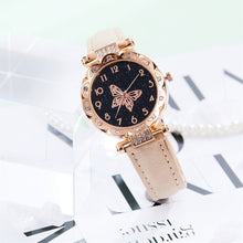 Load image into Gallery viewer, Stylish Simple Butterfly Ladies Quartz Watch Women's Multicolored Belt Quartz Watch Retro Casual Ladies Wristwatch
