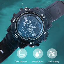 Load image into Gallery viewer, Fashion Waterproof Electric Watch Large Screen Sports Multi-function Fashion Watch Men's and Women's Creative Sports Watch