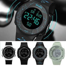 Load image into Gallery viewer, Waterproof Luminous Electronic Watch for Men Trendy Simple Fashion Large Screen Sports Watch Multifunctional Sports Watch