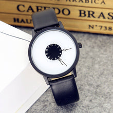 Load image into Gallery viewer, Personalized Reverse Pointer Turntable Watch for Men and Women Simple Couples Quartz Watch Fashion Wrist Watch