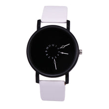 Load image into Gallery viewer, Personalized Reverse Pointer Turntable Watch for Men and Women Simple Couples Quartz Watch Fashion Wrist Watch