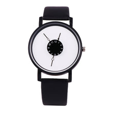 Load image into Gallery viewer, Personalized Reverse Pointer Turntable Watch for Men and Women Simple Couples Quartz Watch Fashion Wrist Watch