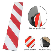 Load image into Gallery viewer, 1PC 50x10x1cm Car Garage Door Bumper Protection Exterior Anti Scratch Adhesive Foam Warning Sign Parking Protector