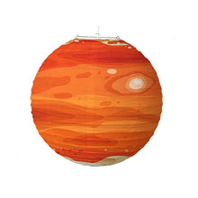Load image into Gallery viewer, Star Planets Series Folding Lantern Paper Lanterns Outer Space Planet Theme Birthday Party Room Decor Kids Boy Planet Paper Lantern