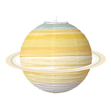 Load image into Gallery viewer, Star Planets Series Folding Lantern Paper Lanterns Outer Space Planet Theme Birthday Party Room Decor Kids Boy Planet Paper Lantern