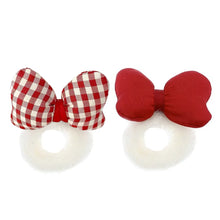 Load image into Gallery viewer, New Year Red Bow Hair Ties Scrunchies High Elasticity Hair Head Rope Birthday Christmas Sweet Hair Band Hairpin Head Accessories