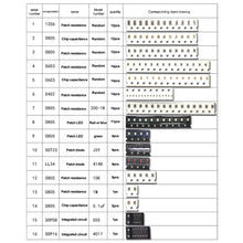Load image into Gallery viewer, SMD Soldering Practice Board Kit CD4017+NE555 Rotating LED Board DIY Kit Soldering Skill Training Electronic Component Kit