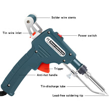 Load image into Gallery viewer, Electric Soldering Iron Hand-Held External Heating Manual Send Tin Gun Welding Repair Tools 110V/220V 60W US/EU Plug