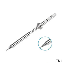 Load image into Gallery viewer, TS100 TS101 Soldering Iron Tips Replacement Soldering Bit for Mini Digital Soldering Iron Head Lead Free B2 BC2 C4 D24 K I Ku ILS C1