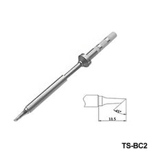 Load image into Gallery viewer, TS100 TS101 Soldering Iron Tips Replacement Soldering Bit for Mini Digital Soldering Iron Head Lead Free B2 BC2 C4 D24 K I Ku ILS C1