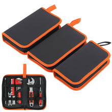 Load image into Gallery viewer, Multifunction Oxford Canvas Repair Tool Bag PU Leather Waterproof Hardware Screws Nails Organizer Box Soldering Iron Pouch Case Portable Travel Tools Bags