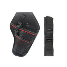 Load image into Gallery viewer, Professional Electric Wrench Waist Bag with Belt Portable Electric Drill Electrician Tools Canvas Bag Outdoor Work Tools Waist Storage Bag
