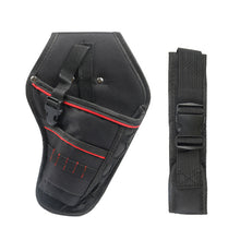 Load image into Gallery viewer, Professional Electric Wrench Waist Bag with Belt Portable Electric Drill Electrician Tools Canvas Bag Outdoor Work Tools Waist Storage Bag