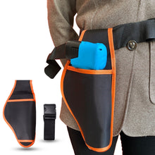 Load image into Gallery viewer, Garden Electric Pruning Shear Waist Bag with Battery Storage Box Electric Garden Scissor Wasit Bag with Belt Portable Outdoor Shear Tools Bag