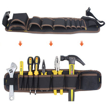 Load image into Gallery viewer, Multifunctional Canvas Tools Storage Waist Bag Electrician Hardware Bag Waterproof Adjustable Portable Outdoor Work Tools Holder Bag