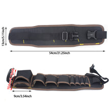 Load image into Gallery viewer, Multifunctional Canvas Tools Storage Waist Bag Electrician Hardware Bag Waterproof Adjustable Portable Outdoor Work Tools Holder Bag