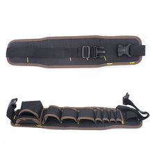 Load image into Gallery viewer, Multifunctional Canvas Tools Storage Waist Bag Electrician Hardware Bag Waterproof Adjustable Portable Outdoor Work Tools Holder Bag